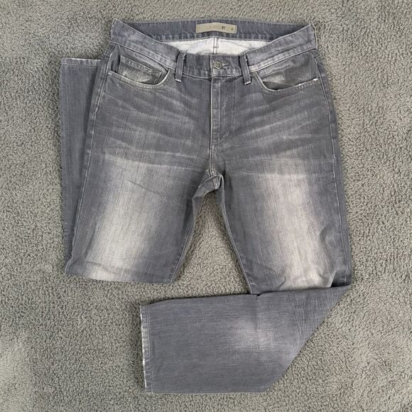 Joe's Jeans Mens‎ 33x30 Gray The Brixton Straight Leg Whiskered Casual - Picture 1 of 9